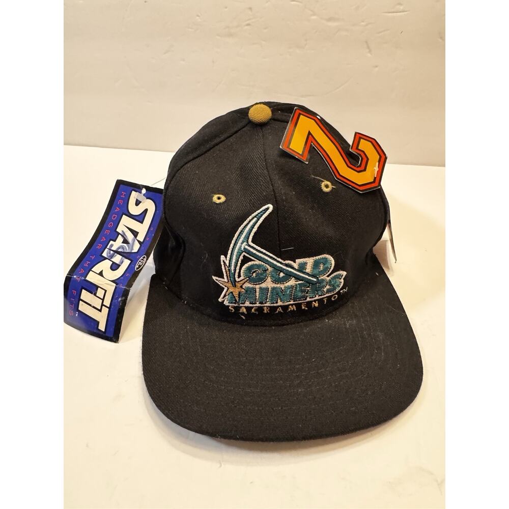 NWT NOS Vintage Sacramento Gold Miners CFL Starter Hat 7-7.75
